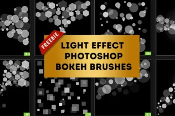 light effect photoshop bokeh brushes