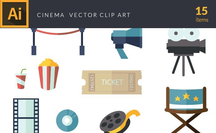 cinema-small  in the design bundle