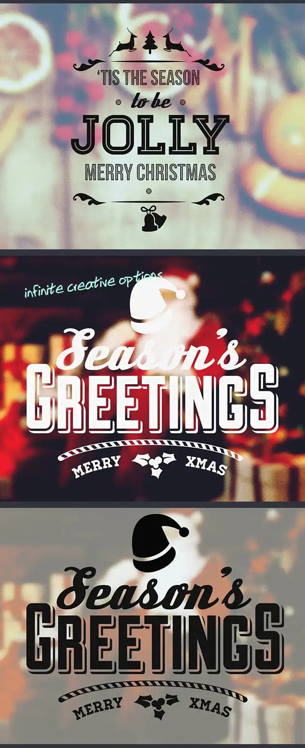 Christmas Typography Preview