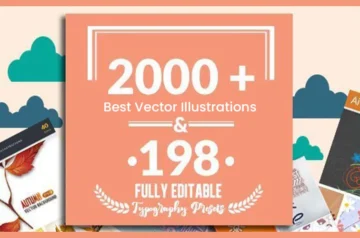 Best Vector Illustrations & Typography Presets