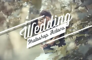 Wedding photoshop actions