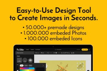 graphic design platform-pixteller