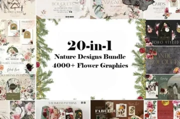 20-in-1 Nature Designs Bundle Preview Image