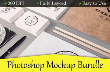 Photoshop Mockup Bundle Preview Image