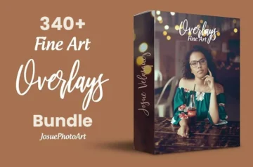 340+ Fine Art Overlays Bundle Preivew