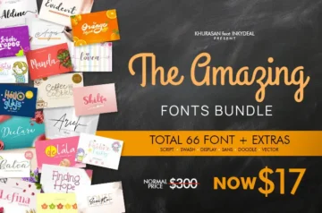 The Amazing Fonts Bundle Product Image