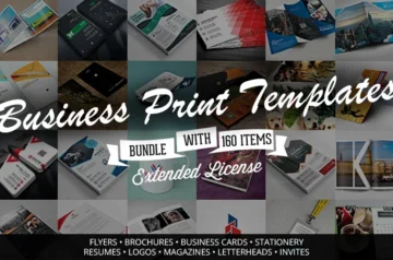 Collage of Business Print Templates