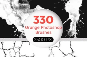 Grunge Photoshop Brushes Preview Image