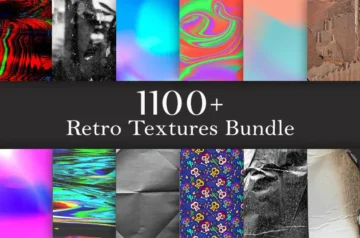 1100+ Retro Textures Bundle Product Image