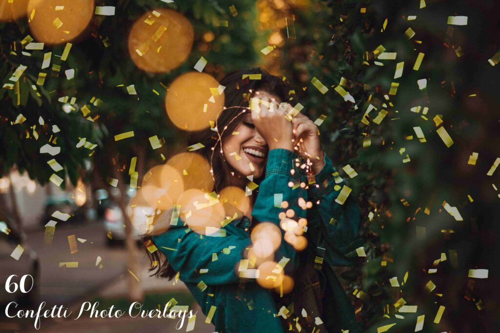 Confetti Photo Overlays Preview Image