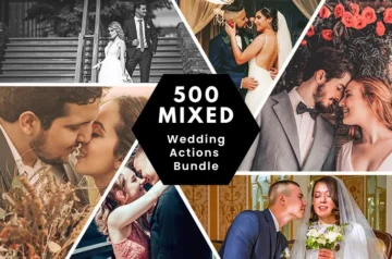 500 Mixed Wedding Actions Bundle Product Image