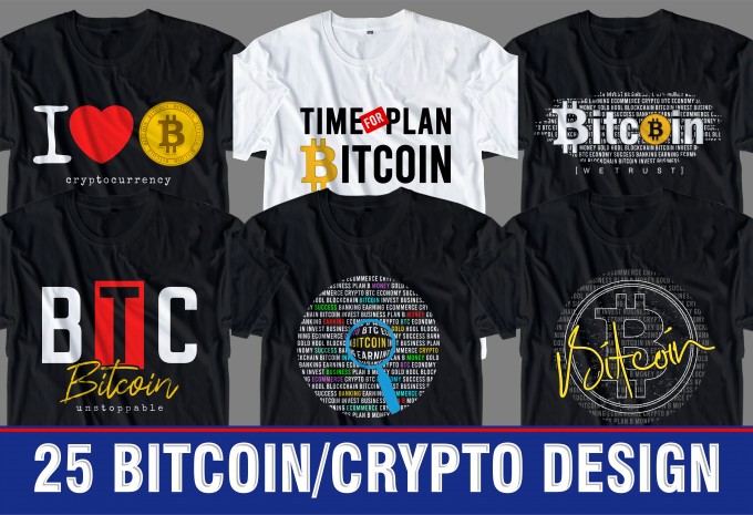 Crypto T-shirt Design Bundle