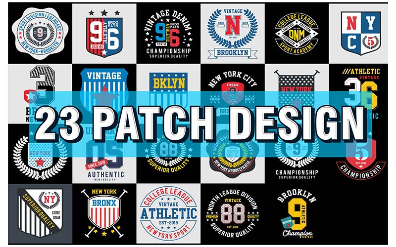 Patch T-shirt Design Bundle