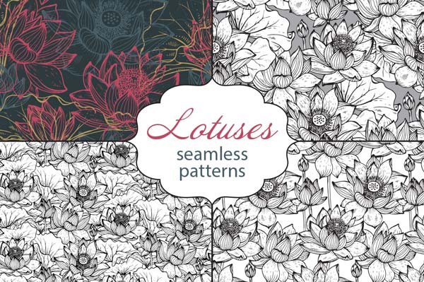 lotus pattern preview