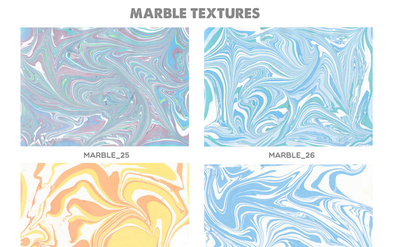 marble textures previews collage