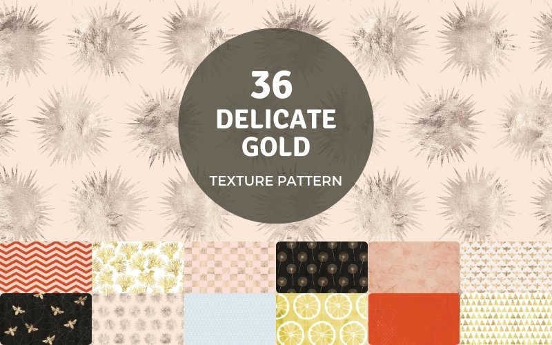 delicate gold texture patterns