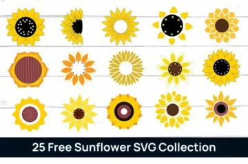 free sunflower svg product image