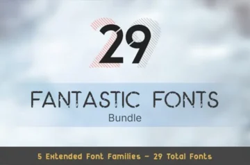 29 Fantastic Fonts Bundle Preview