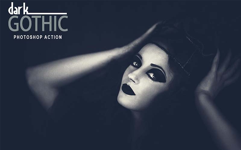 gothic photoshop action