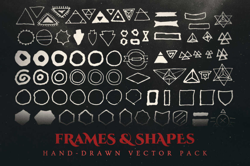 Frames And Shapes Illustrations