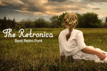 the retronica best retro font preview