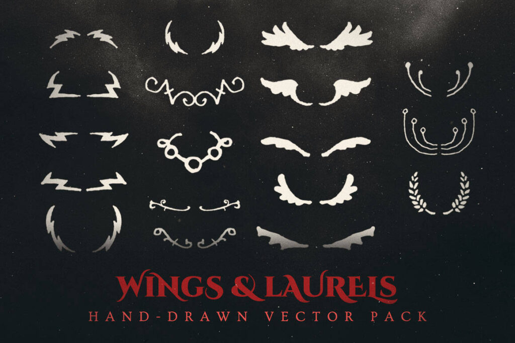 Wings And Laurels Illustrations