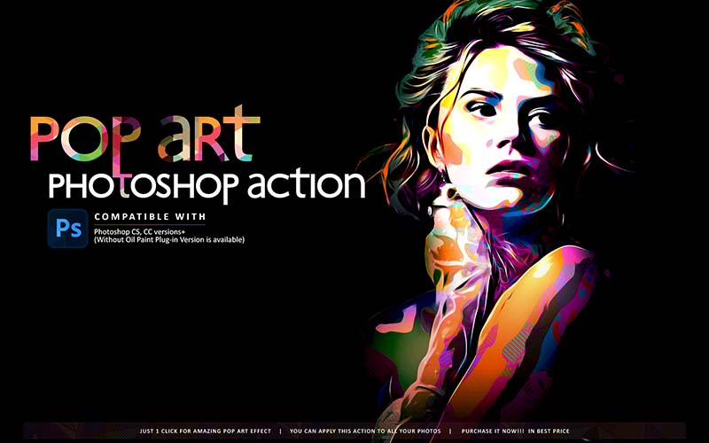 POP Art Photoshop Action