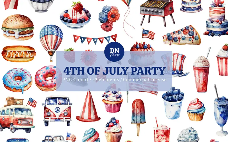 4th Of July Clipart preview