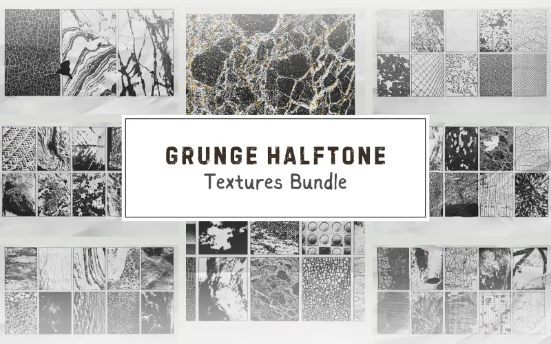 Grunge Halftone Textures Product Image