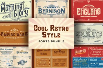 Cool Retro Style Fonts Product Image