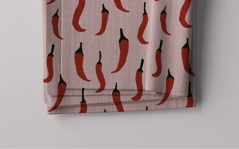 A red chilli vibrant pattern preview