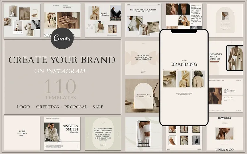 Canva Branding Templates Preview