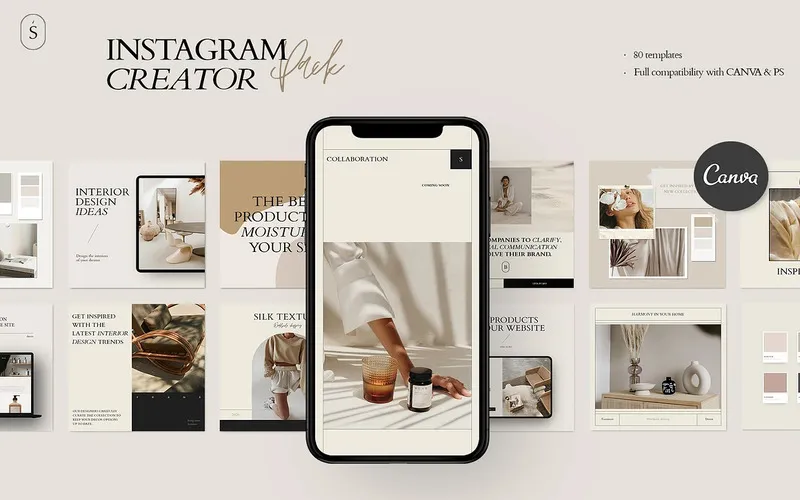 Preview of Canva Instagram Templates