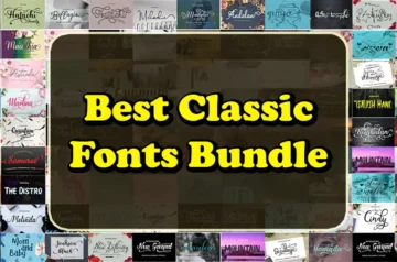 Collage Of The Best Classic Fonts