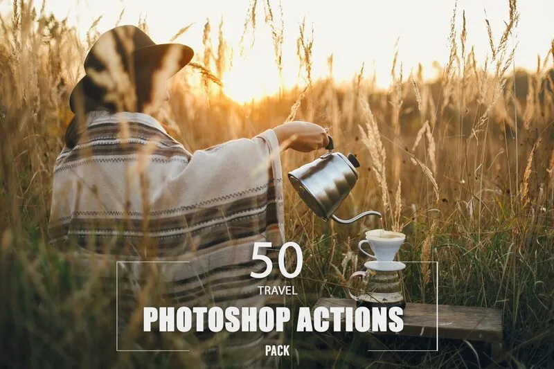 Travel Photoshop Actions Preview