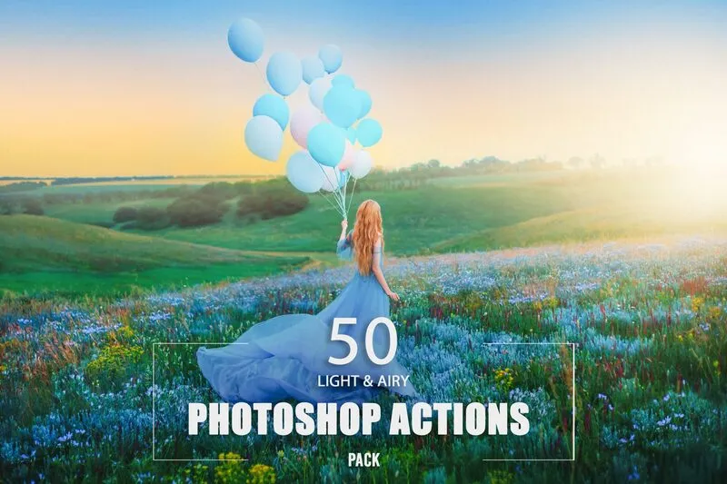 Light And Airy Photoshop Actions Preview