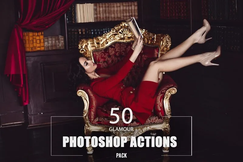 Glamour Photoshop Actions Preview