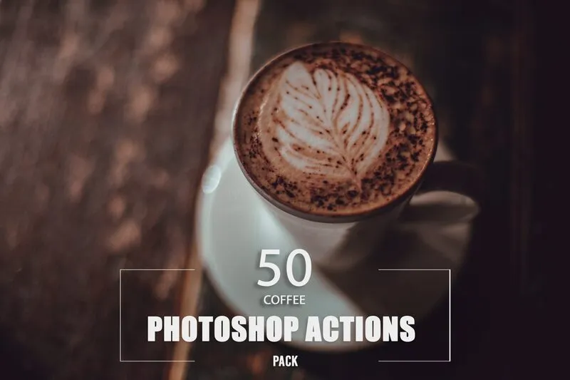 Coffee Photoshop Actions Preview