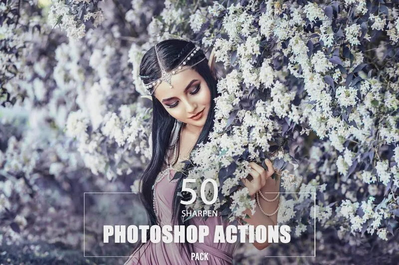 Sharpen Photoshop Actions Preview