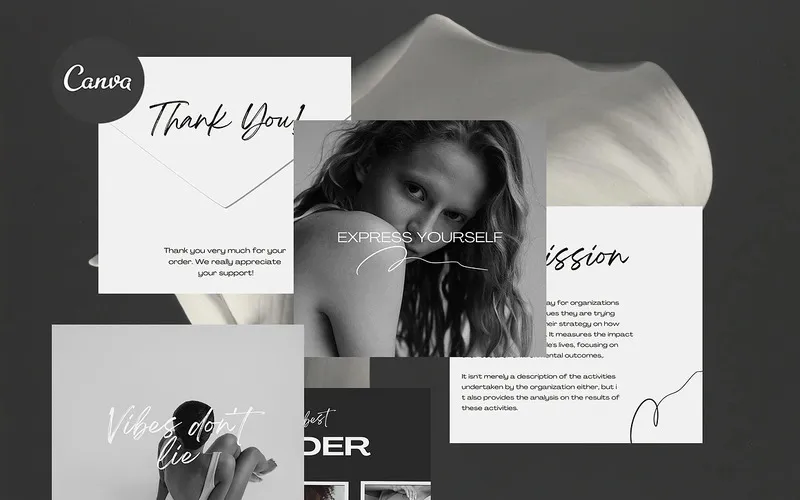 Preview of Aesthetic Templates for Canva